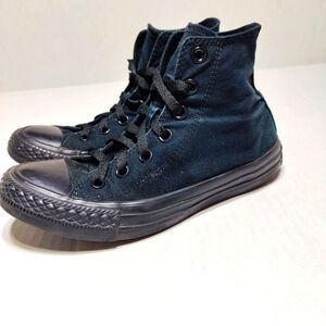 Converse Chuck Taylor All Star High Top Black Fabric Women's Size 6